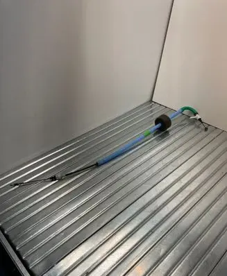 Rear door cable line