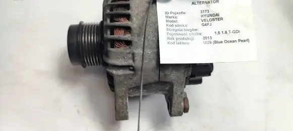 Hyundai Veloster Generator/alternator 37300-2B760