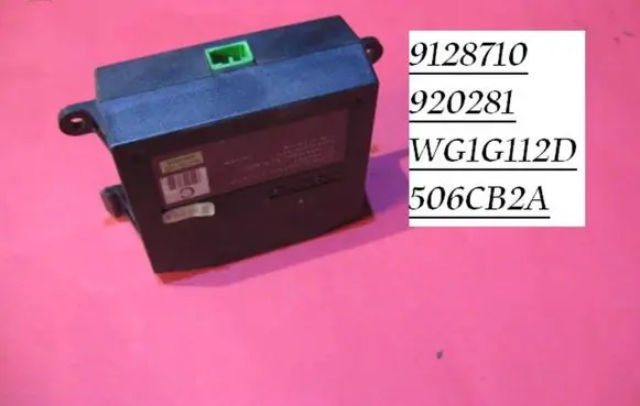 Volvo S80 Combustion control unit/module 9128710 920281