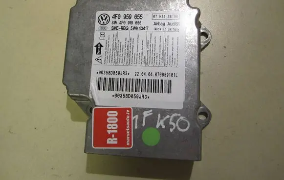 Audi A6 S6 C6 4F Airbag control unit/module 4F0959655 4F0910655 5WK43417