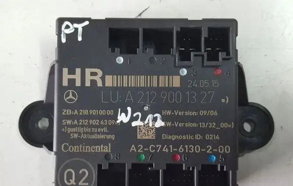 Mercedes-Benz E W212 Door control unit/module A2129001327