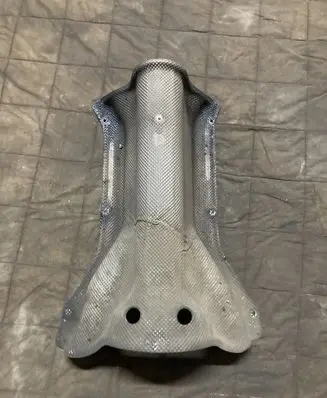 Mercedes-Benz R W251 Exhaust heat shield 2514710087