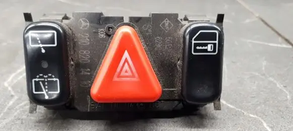 Mercedes-Benz E W210 Hazard light switch 2108201410