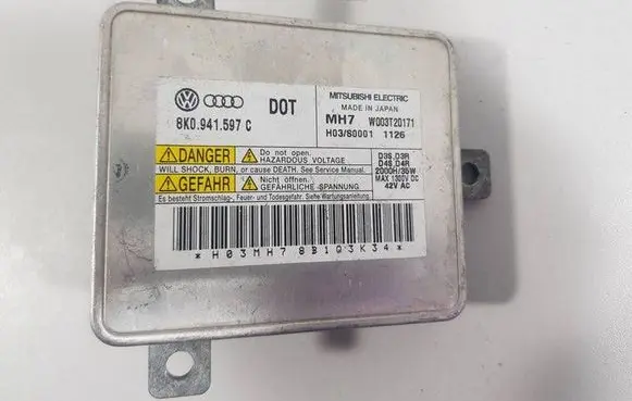 Audi A4 S4 B8 8K Headlight ballast module Xenon 8K0941597C