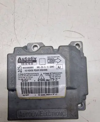 Peugeot 407 Airbag control unit/module 9655880880 0554111 603554600
