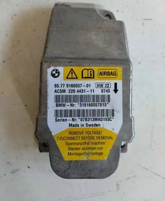 BMW 5 E60 E61 Airbag control unit/module 916055701 31916055701S 220443111