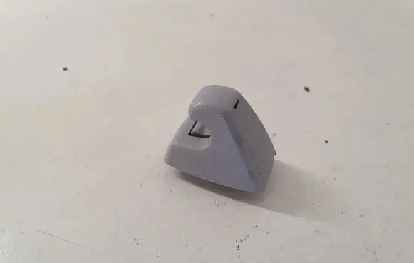 Sun visor clip/hook/bracket