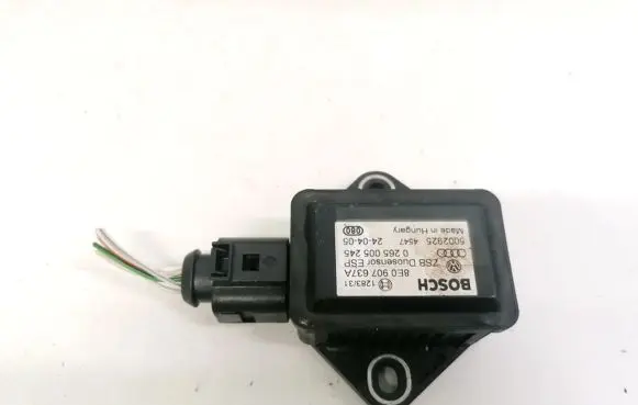 Volkswagen Phaeton ESP acceleration yaw rate sensor 8E0907637A 0265005245
