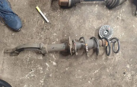 Audi A4 S4 B8 8K Front shock absorber with coil spring 8K0031CG