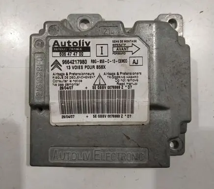 Citroen C4 I Picasso Airbag control unit/module 606474700 9664217980