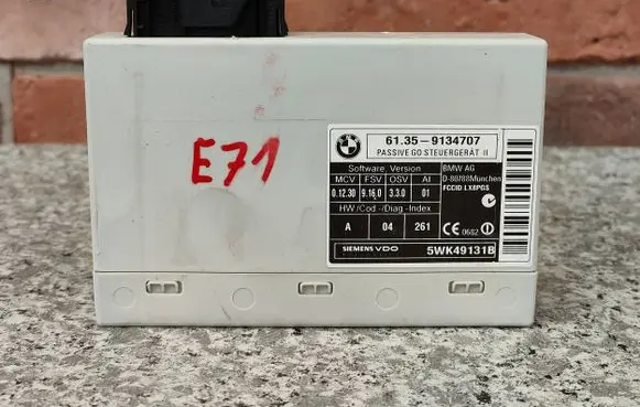 BMW X6 E71 Keyless (KESSY) go control unit/module 9134707