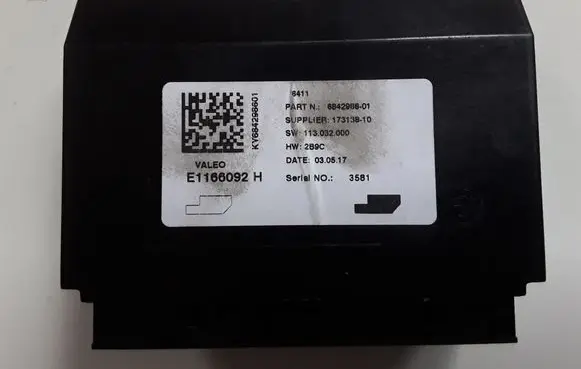 BMW 3 F30 F35 F31 Air conditioning/heating control unit 6842986