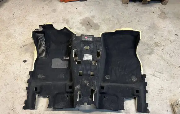 BMW X3 G01 Front floor carpet liner 7446644 744664422