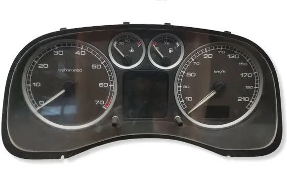 Peugeot 307 Speedometer (instrument cluster) P9636708280 216553004X5 NS0084480L