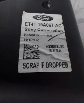 Ford Edge II Subwoofer speaker ET4T19A067AC H929R