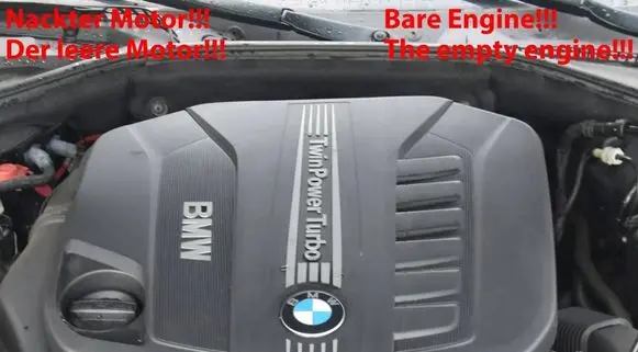 BMW 5 F10 F11 Engine N57D30A N57 N57D30