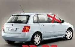 Fiat Stilo Front door window glass four-door 46784990