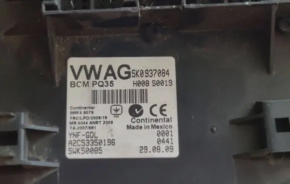 Volkswagen Tiguan Comfort/convenience module 5K0937084 5WK50085 A2C53350196