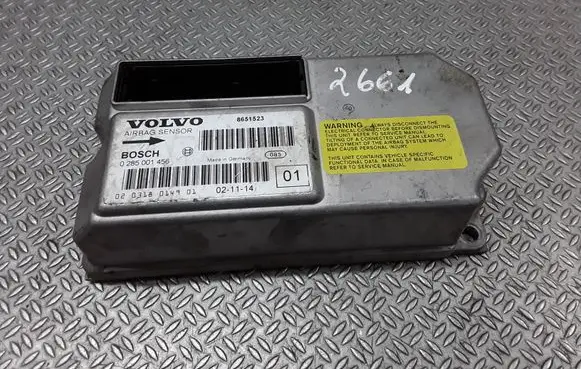 Volvo S60 Airbag control unit/module 8651523 0285001456