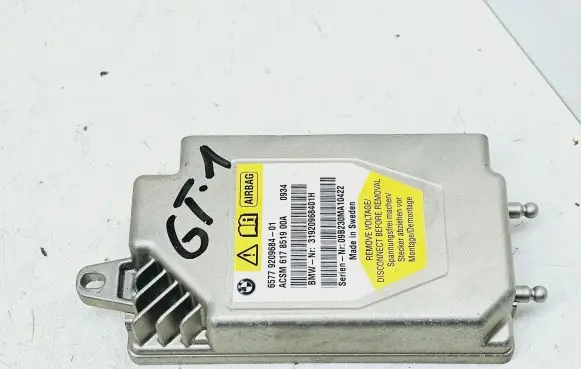 BMW 5 GT F07 Airbag control unit/module 9209684