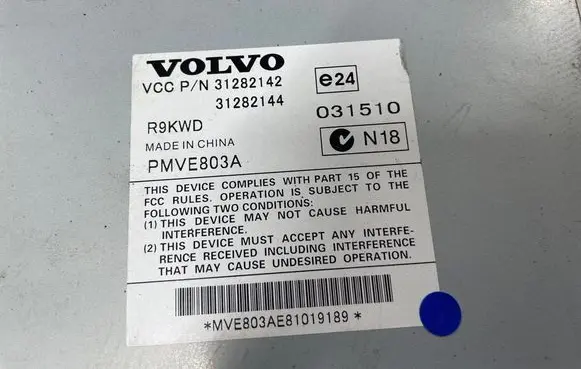 Volvo V70 Sound amplifier 31282142 31282144 031510