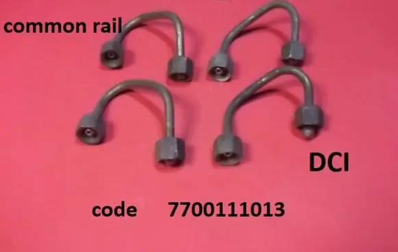 Renault Megane I Fuel injector supply line/pipe 7700111013