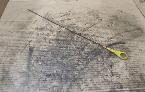 Oil level dip stick