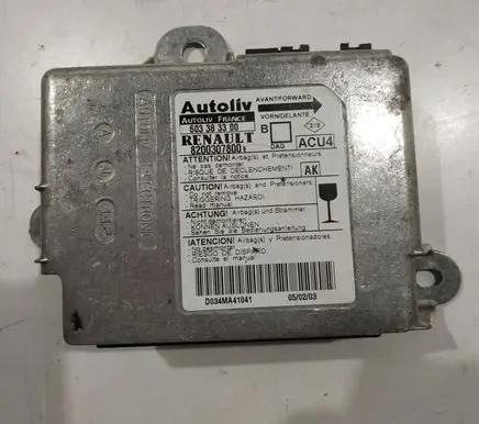 Renault Megane II Airbag control unit/module 603383300 8200307800