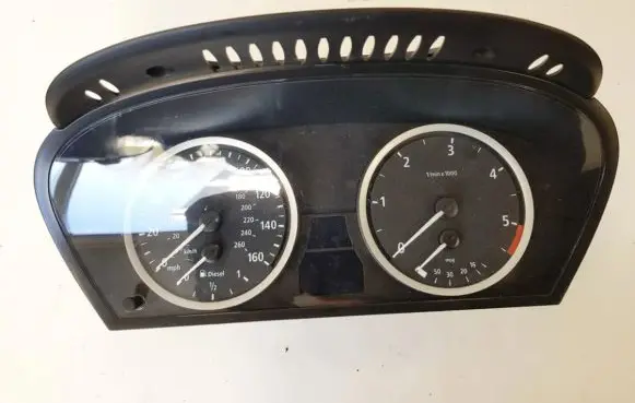 BMW 5 E60 E61 Speedometer (instrument cluster) 62116974577 6211-6974577