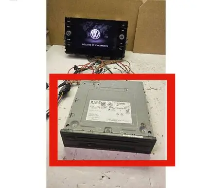 Volkswagen Golf VII Radio/CD/DVD/GPS head unit 3Q0035819B MIB2 1606011279