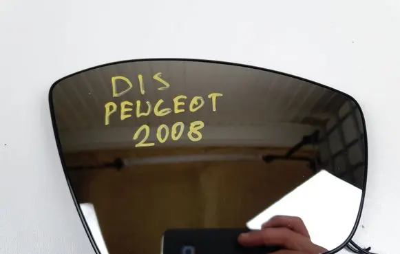 Peugeot 2008 I Wing mirror glass 232634090