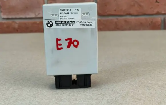 BMW X5 E70 Tow bar trailer control unit/module 9221180