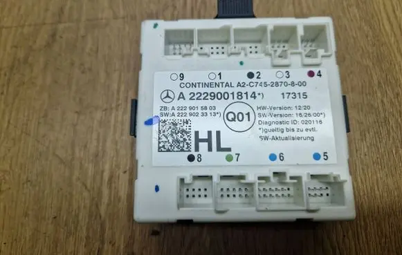 Mercedes-Benz GLC X253 C253 Door control unit/module A2229001814 A2229023313 A2229015803