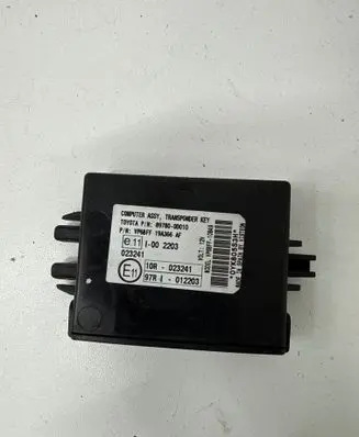 Toyota Yaris Immobilizer control unit/module 897800D010 023241 19A366AF