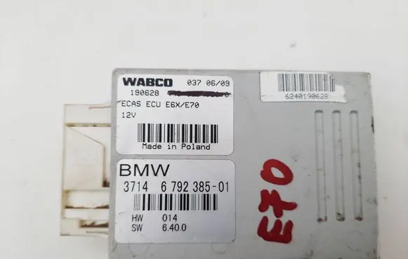 BMW X5 E70 Suspension control unit/module 6792385 190628 6240190628