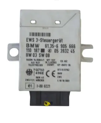 BMW 5 E39 Immobilizer control unit/module 61356905666 05393245 110187