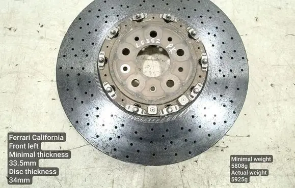 Ferrari California F149 Front brake disc 16T06410