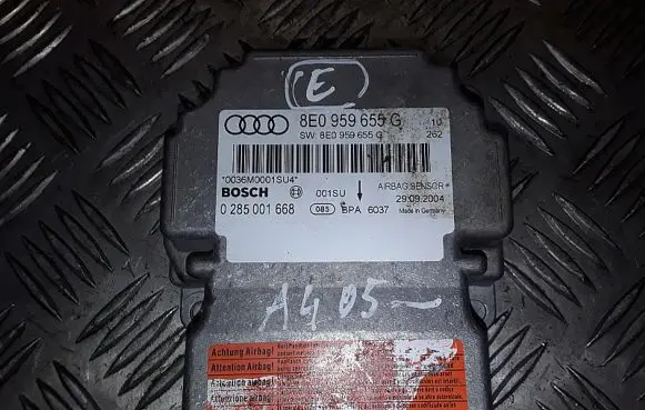 Audi A4 S4 B6 8E 8H Airbag control unit/module 8e0959655g