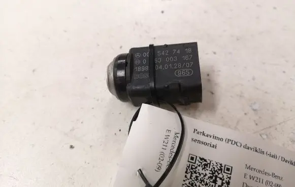 Mercedes-Benz E W211 Parking PDC sensor 0015427418 0263003167