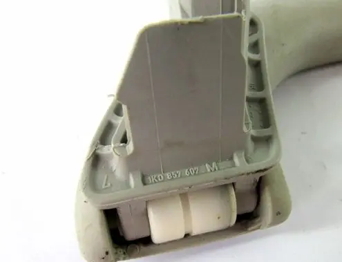 Volkswagen Golf VI Front interior roof grab handle 1K0857607M