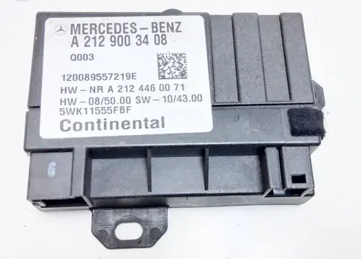 Mercedes-Benz E W212 Fuel injection pump control unit/module A2129003408 A2124460071 5WK11555FBF