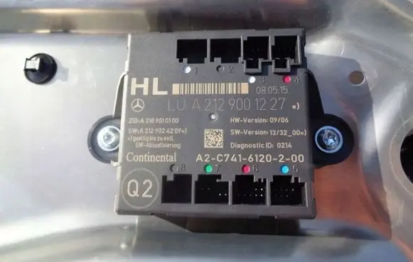 Mercedes-Benz E W212 Door control unit/module A2129001227