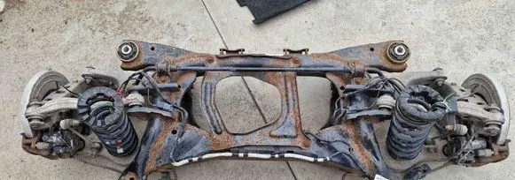 Jaguar XF X260 Rear axle beam FK722K327BC GG0BE1210