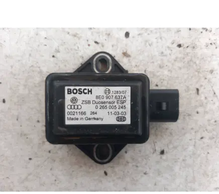 Audi A4 S4 B6 8E 8H ESP acceleration yaw rate sensor 8E0907637A 0021166 0265005245