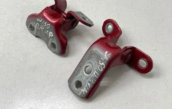 Front door hinge set