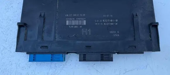 BMW 3 E90 E91 Central body control module 9227181 9227180 10681810