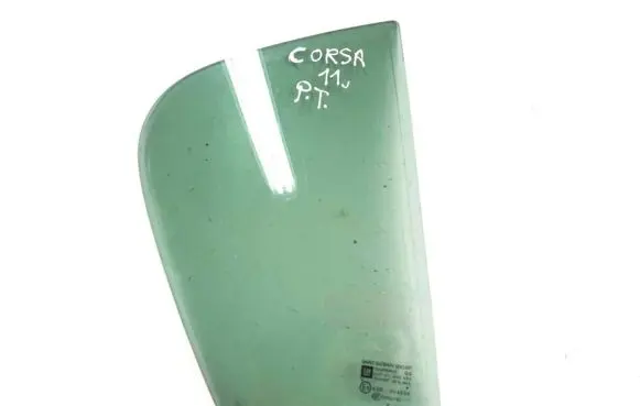Opel Corsa D Rear door window glass 43R004654 E000191 DOT211M95AS3