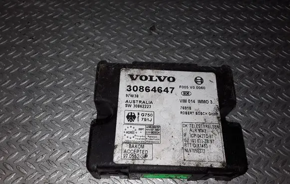 Volvo S40, V40 Immobilizer control unit/module 30864647 SW30862223