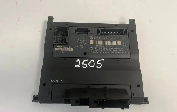 Mercedes-Benz S W221 Seat control module A2218708686 A2218702286 A2214421611