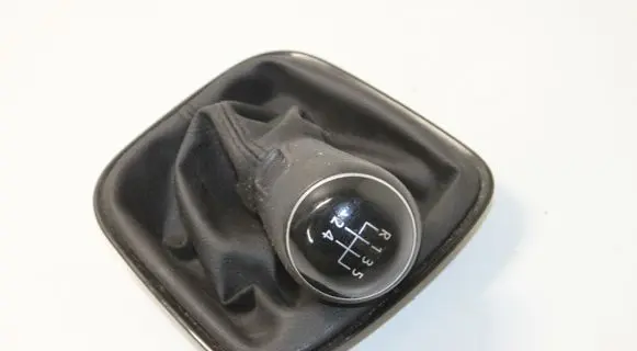 Gear lever shifter trim leather/knob